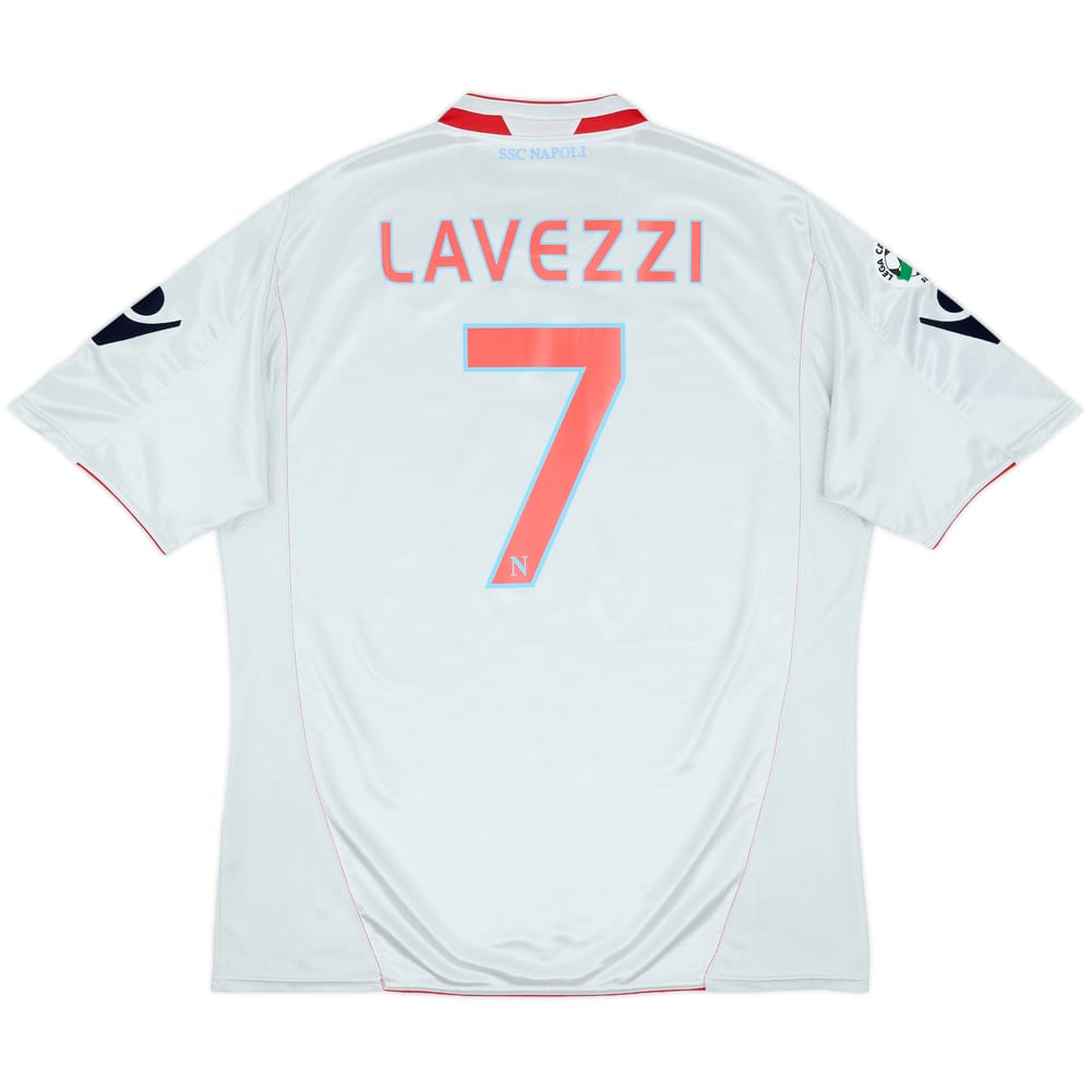 2009-10 Napoli Away Shirt Lavezzi #7 - 9/10 - (XXL)