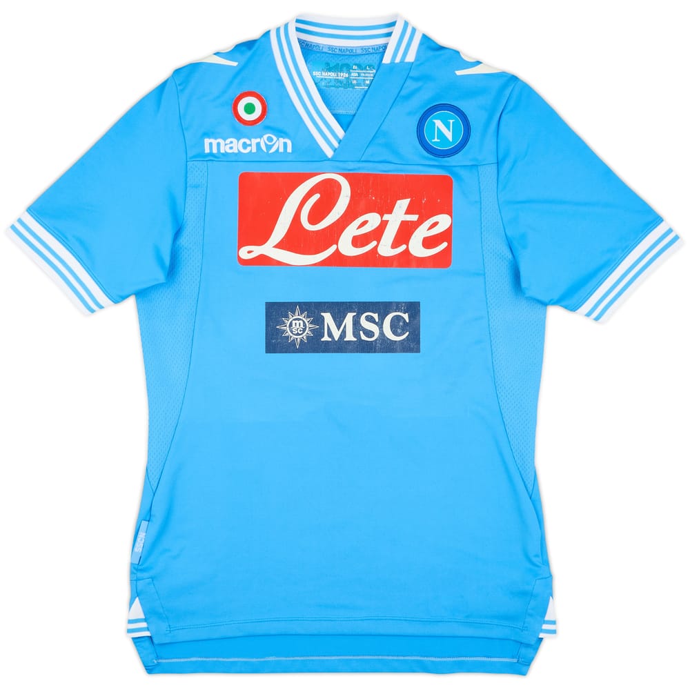 2012-13 Napoli Home Shirt Cavani #7 - 6/10 - (L)