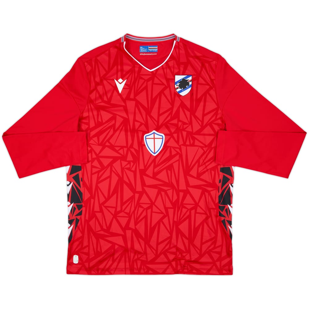 2023-24 Sampdoria GK Home Shirt - 8/10 - (XXL)