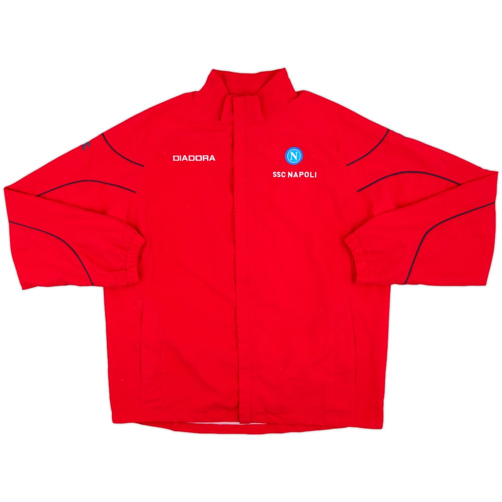 2007-08 Napoli Diadora Track Jacket - 9/10 - (XL)