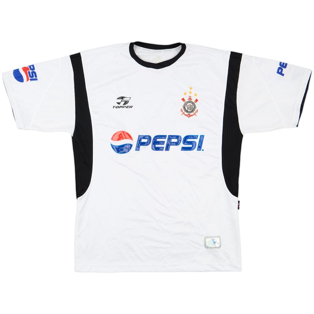 2002-03 Corinthians Home Shirt #7 - 5/10 - (L)