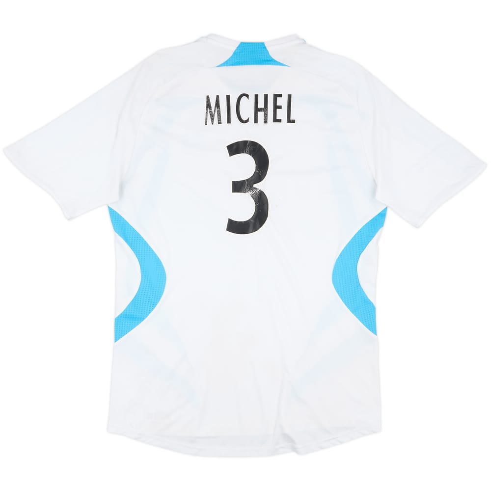 2007-08 Olympique Marseille Home Shirt Michel #3 - 4/10 - (L)
