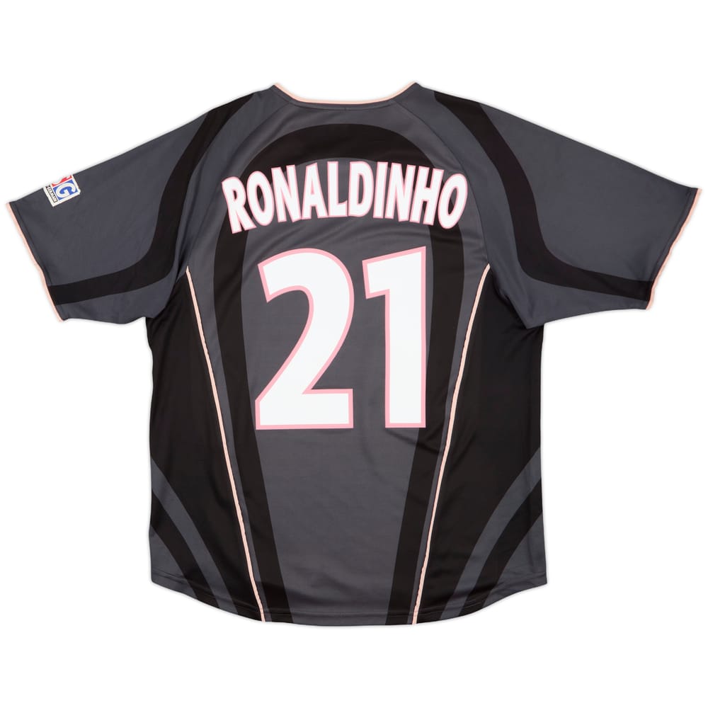 2001-02 Paris Saint-Germain Third Shirt Ronaldinho #21 - 8/10 - (M)