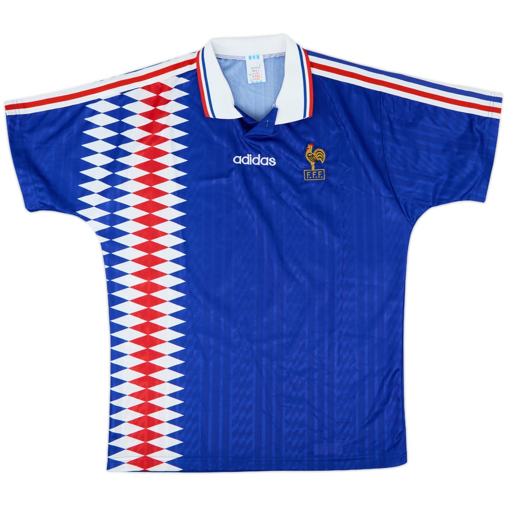 1994-96 France Home Shirt - 6/10 - (L)