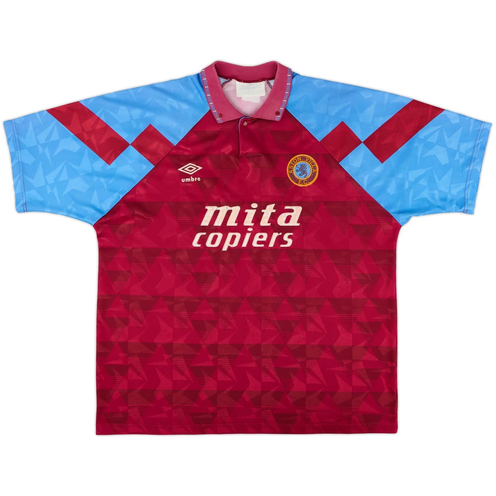 1990-92 Aston Villa Home Shirt - 5/10 - (L)