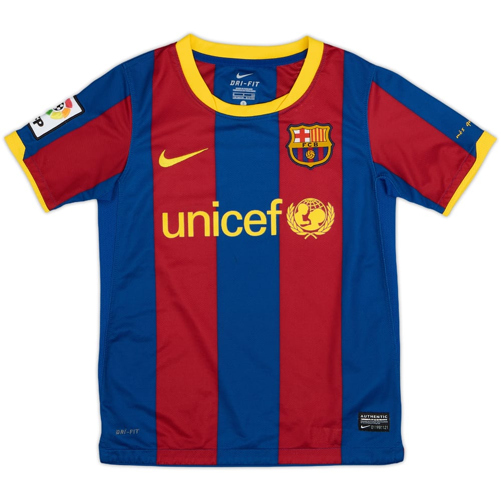2010-11 Barcelona Home Shirt - 9/10 - (S.Boys)