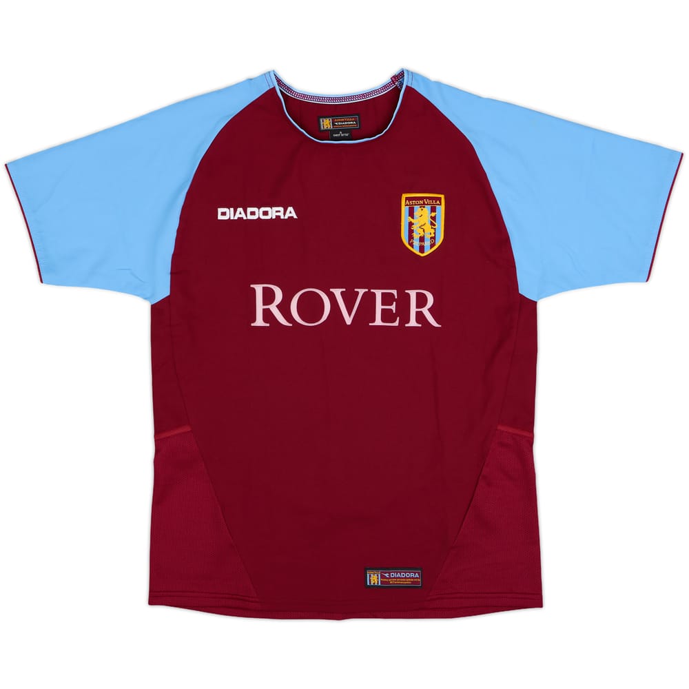 2003-04 Aston Villa Home Shirt - 8/10 - (L.Boys)