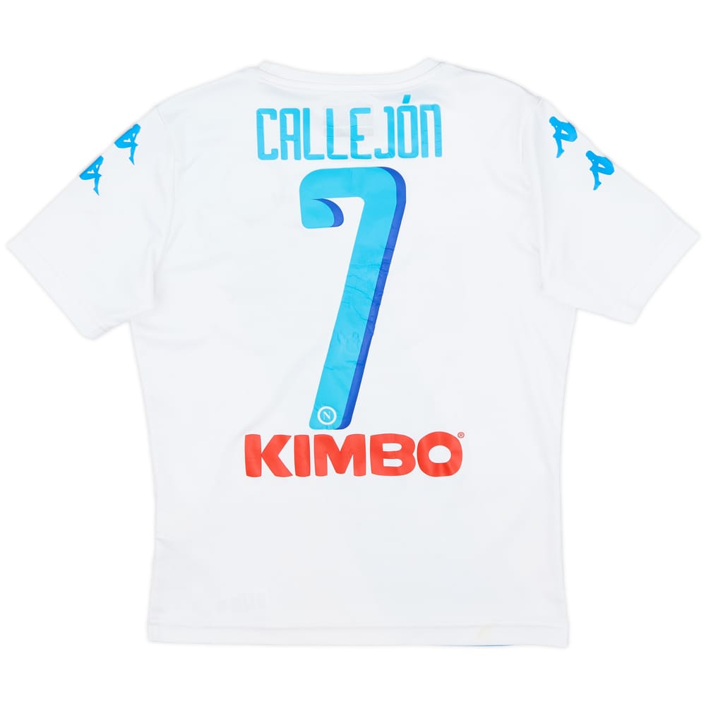2016-17 Napoli Away Shirt Callejon #7 - 6/10 - (S.Boys)