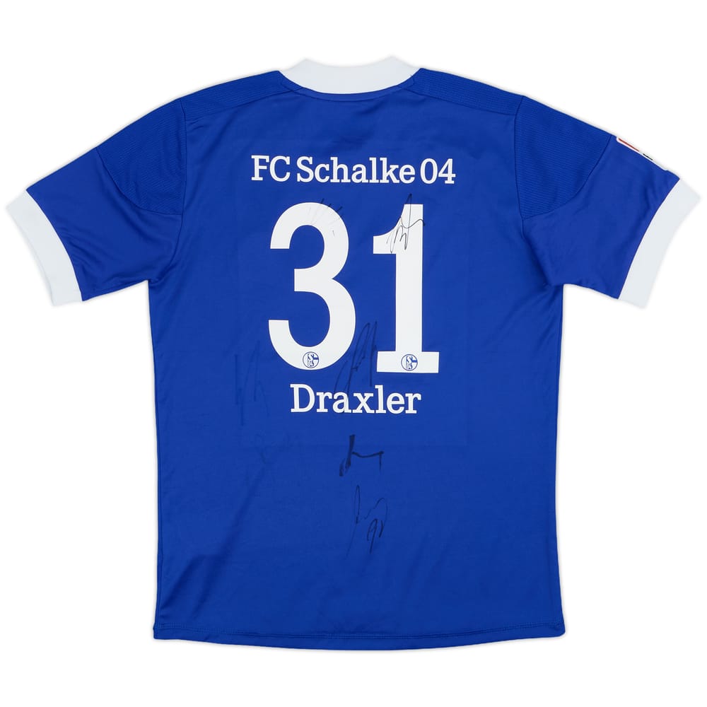 2012-14 Schalke Signed Home Shirt Draxler #31 - 8/10 - (M.Boys)