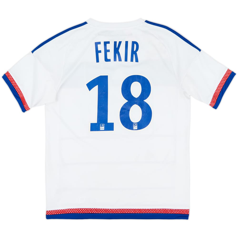 2015-16 Lyon Home Shirt Fekir #18 - 6/10 - (XL.Boys)