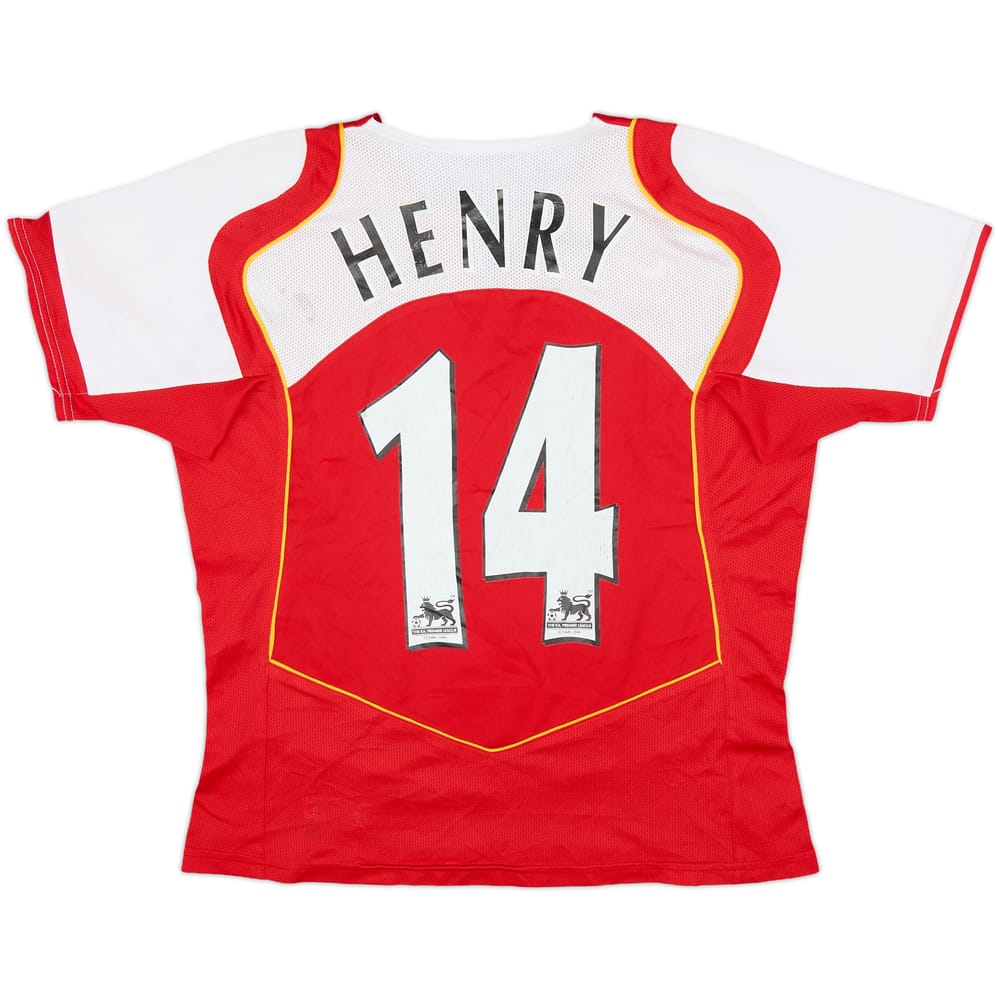 2004-05 Arsenal Home Shirt Henry #14 - 5/10 - (Women's M)