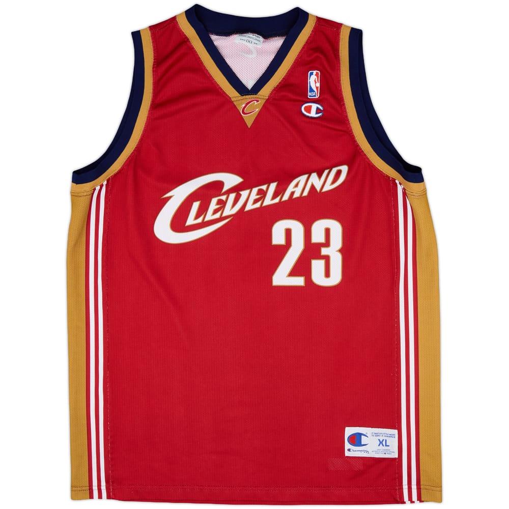 2003-10 Cleveland Cavaliers James #23 Champion Away Jersey - 9/10 - (XL)