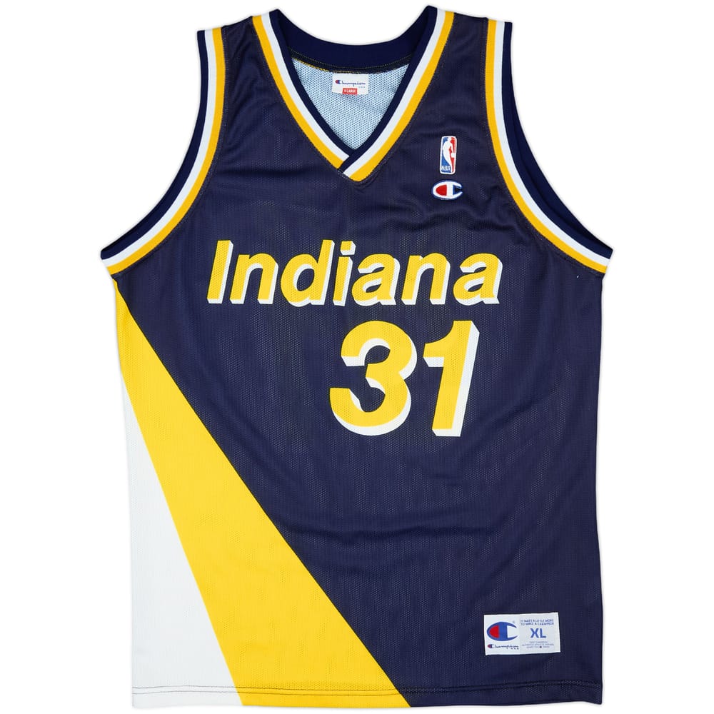 1991-97 Indiana Pacers Miller #31 Champion Away Jersey - 9/10 - (XL)