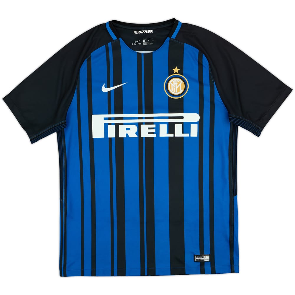 2017-18 Inter Milan Home Shirt - 9/10 - (M)