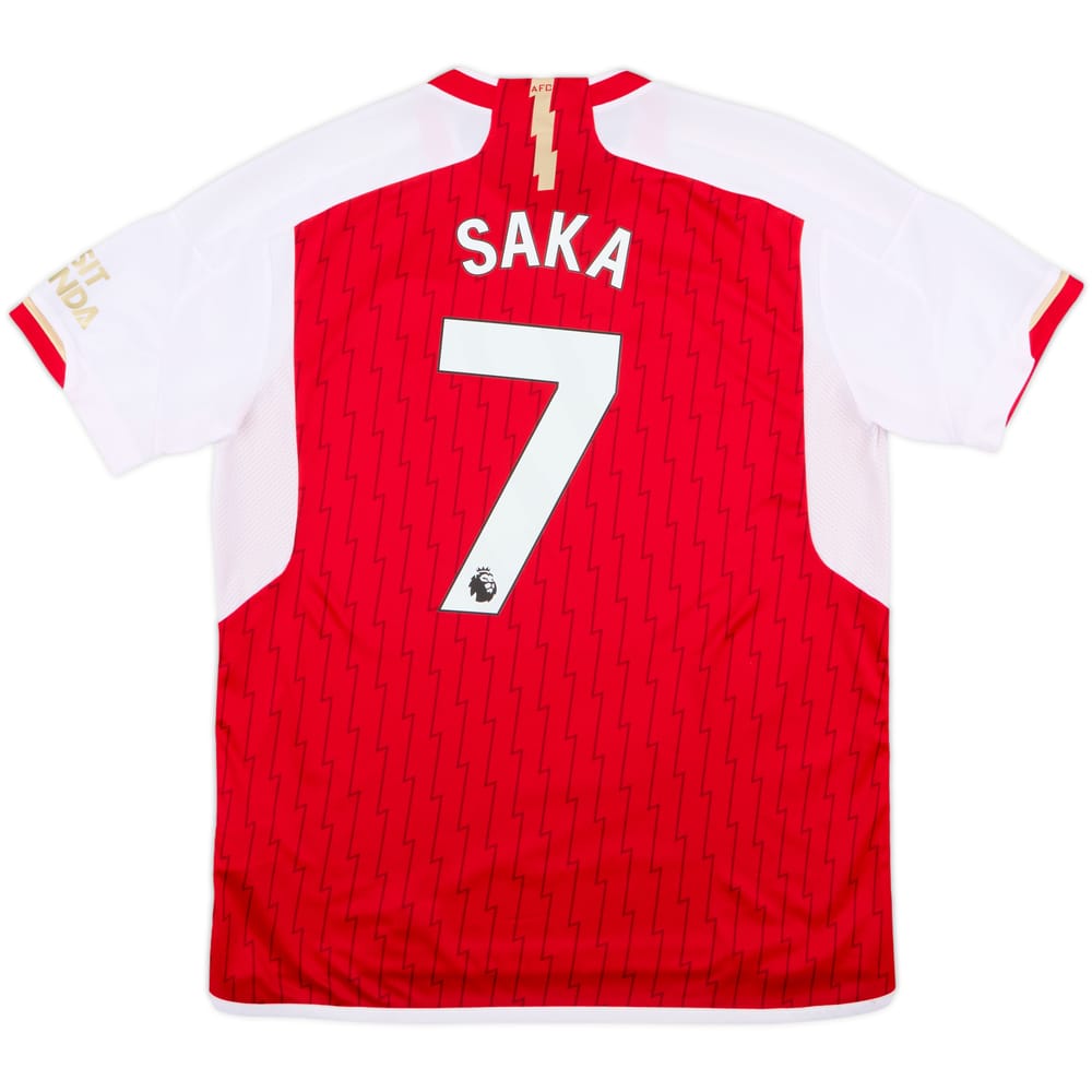 2023-24 Arsenal Home Shirt Saka #7 - 8/10 - (XL)