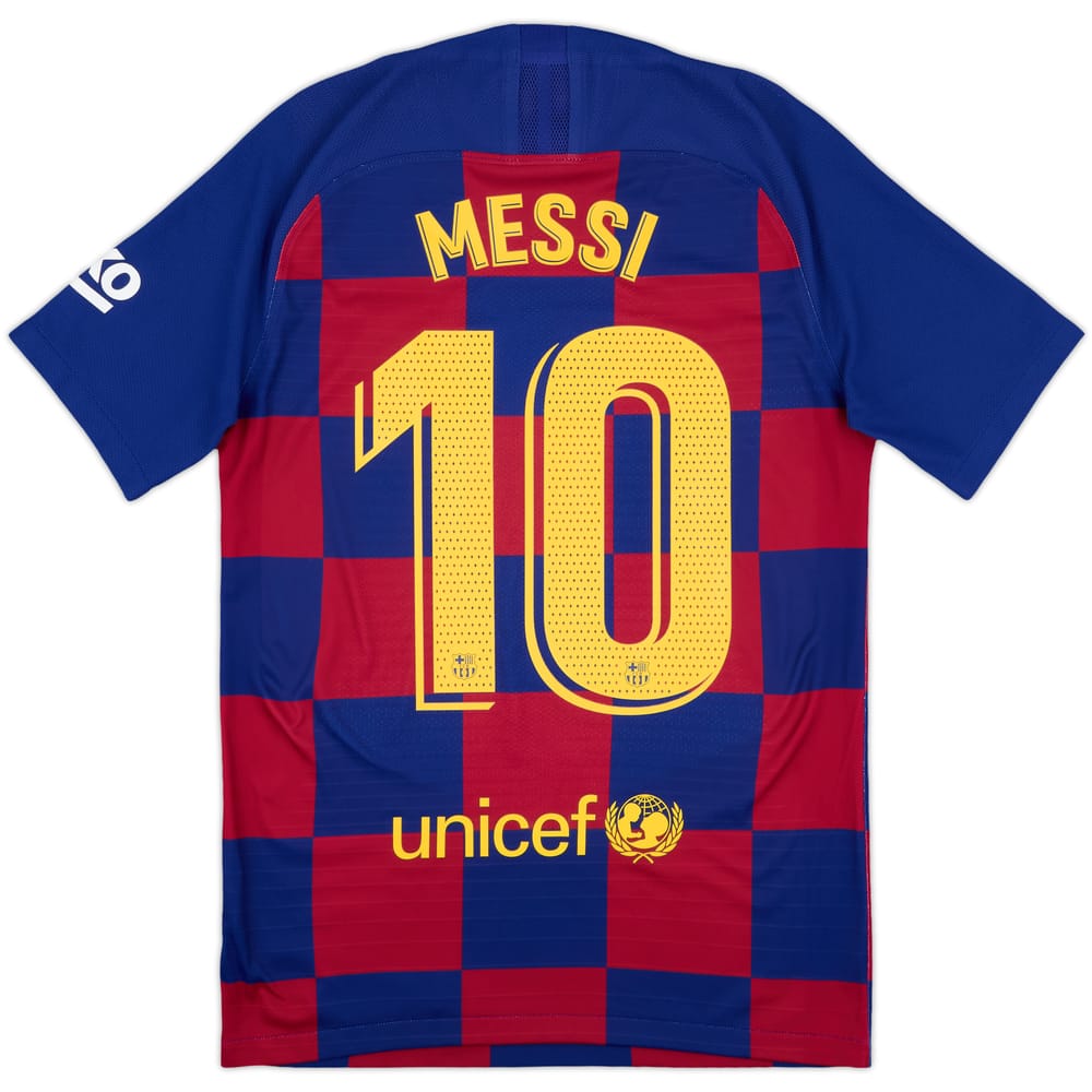 2019-20 Barcelona Authentic Home Shirt Messi #10 - 8/10 - (S)