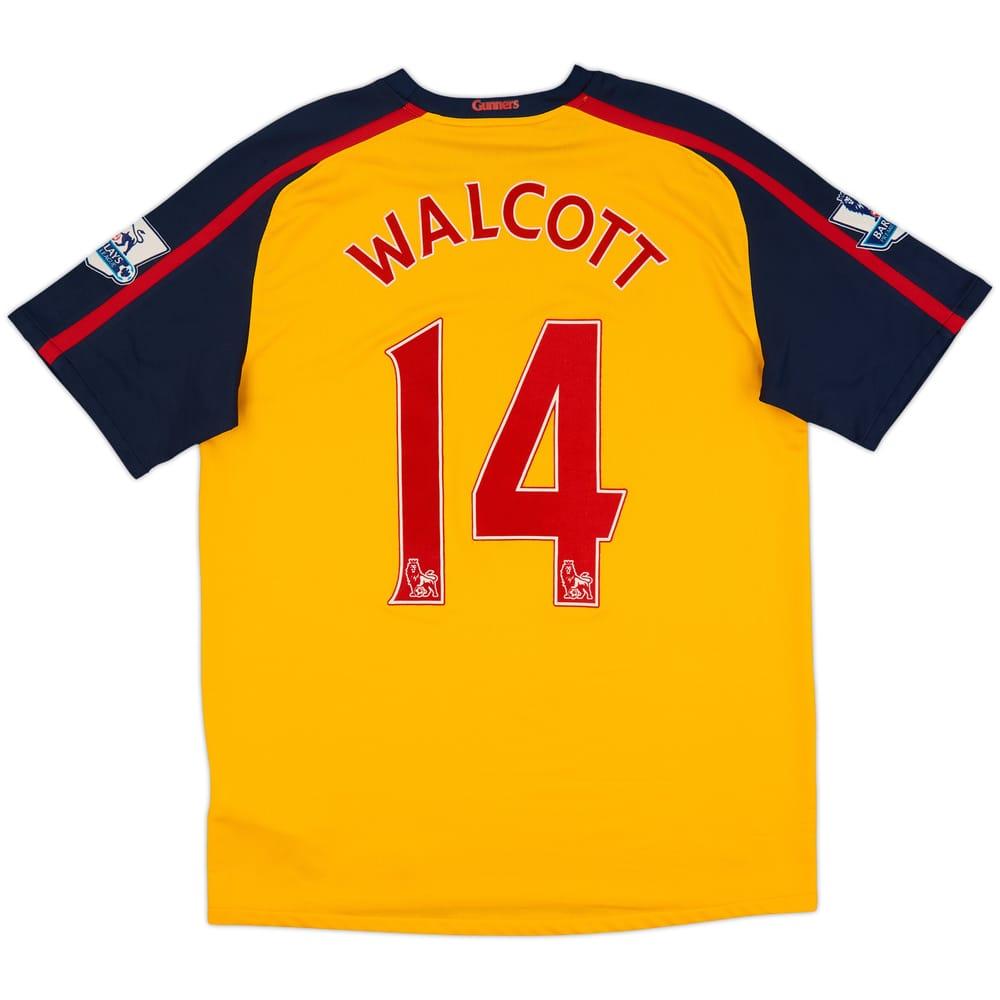 2008-09 Arsenal Away Shirt Walcott #14 - 8/10 - (L)
