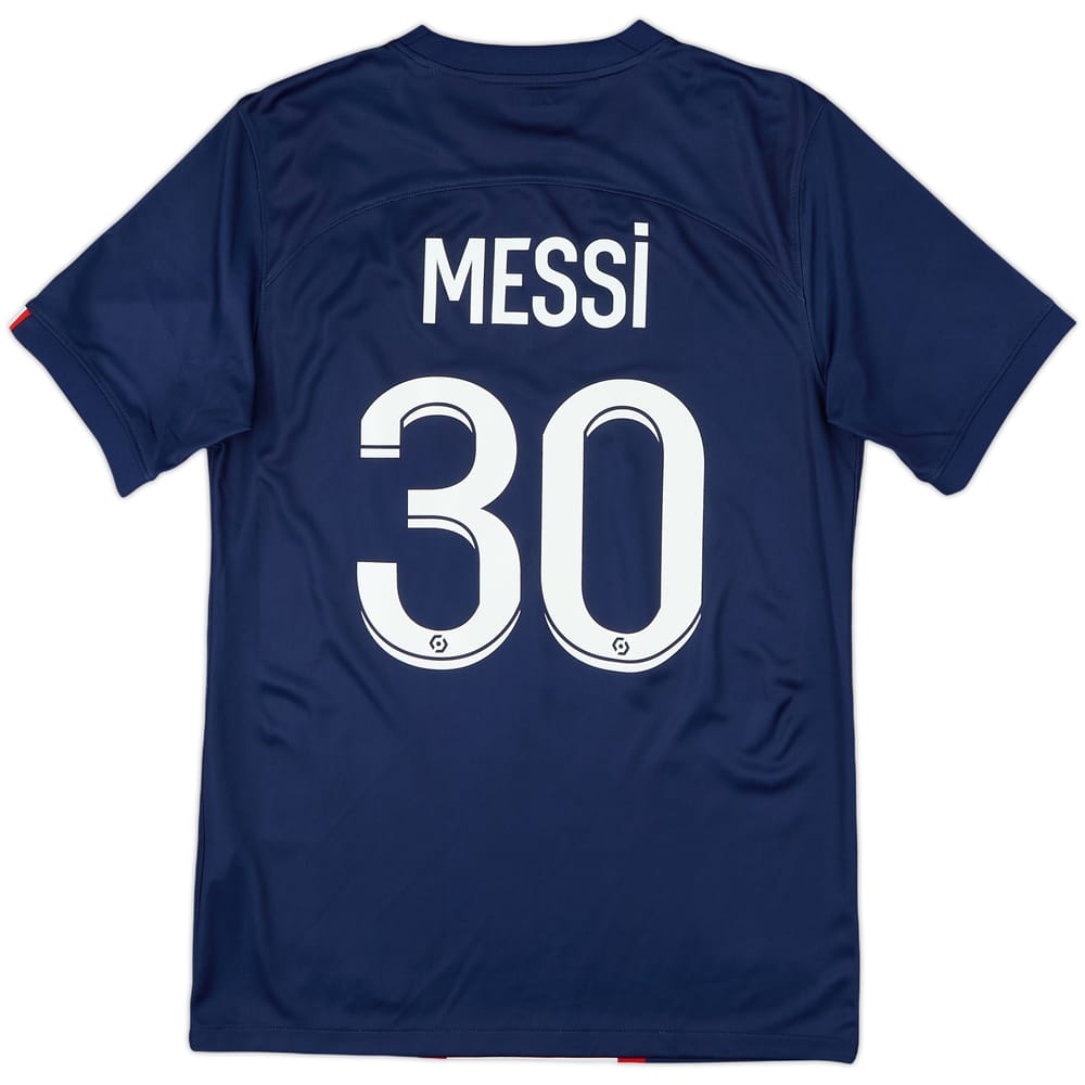 2022-23 Paris Saint-Germain Home Shirt Messi #30 - 8/10 - (M)