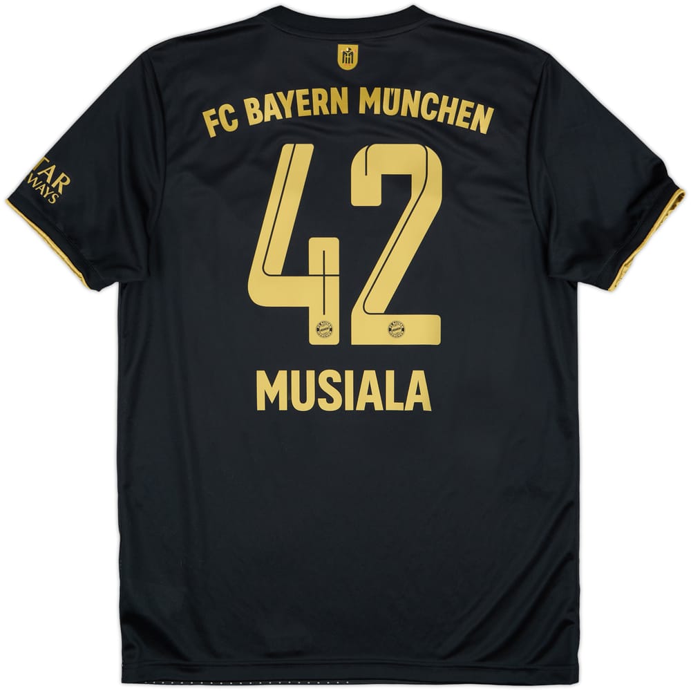 2021-22 Bayern Munich Away Shirt Musiala #42 - 9/10 - (L)