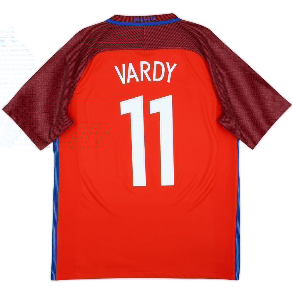 2016-17 England Away Shirt Vardy #11 - 8/10 - (M)