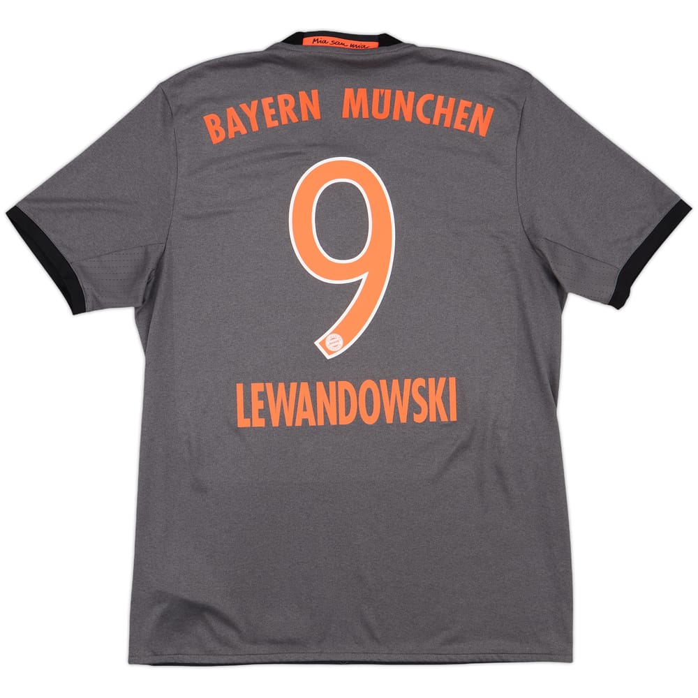 2016-17 Bayern Munich Away Shirt Lewandowski #9 - 8/10 - (M)