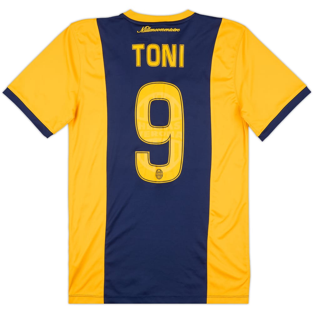 2014-15 Hellas Verona Home Shirt Toni #9 - 7/10 - (S)