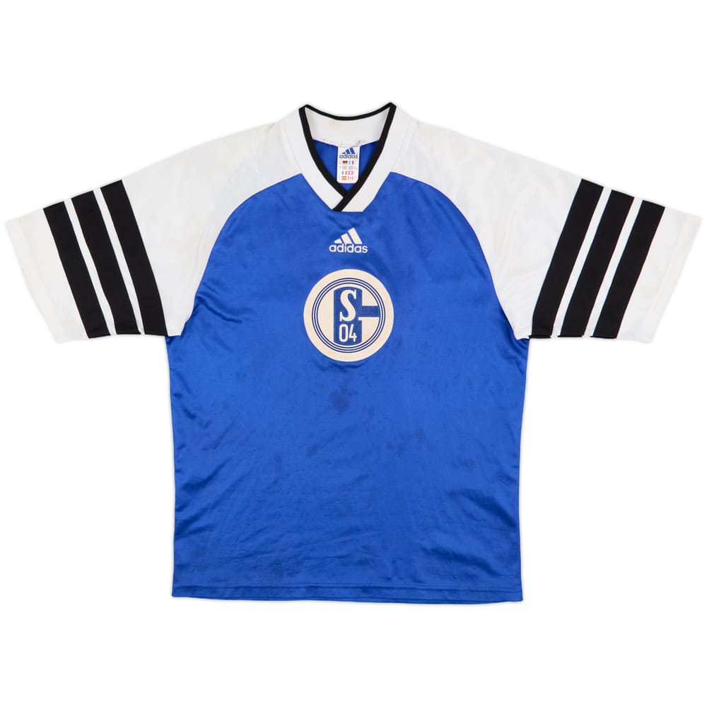 1998-99 Schalke adidas Training Shirt - 6/10 - (S)