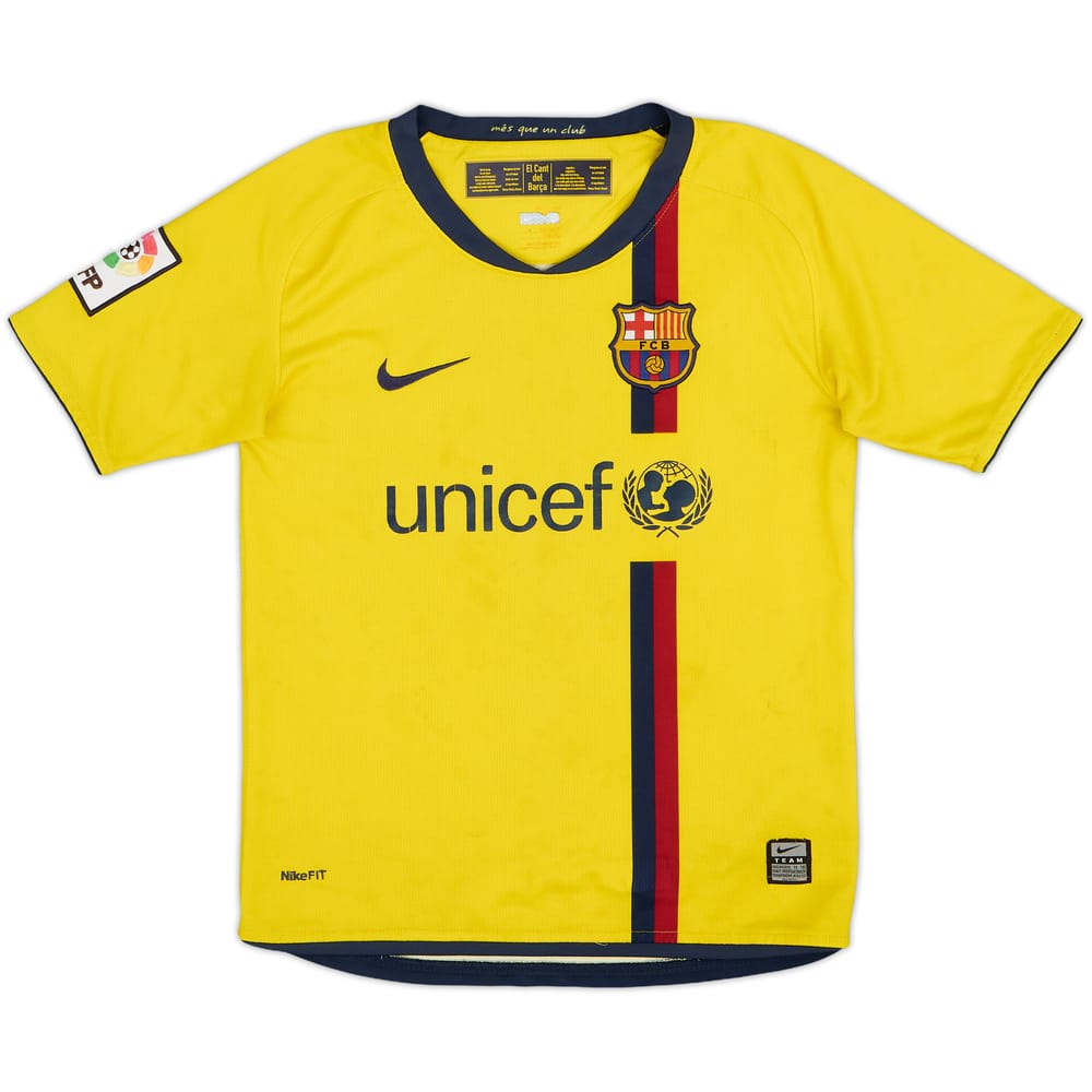 2008-10 Barcelona Away Shirt - 7/10 - (S.Boys)