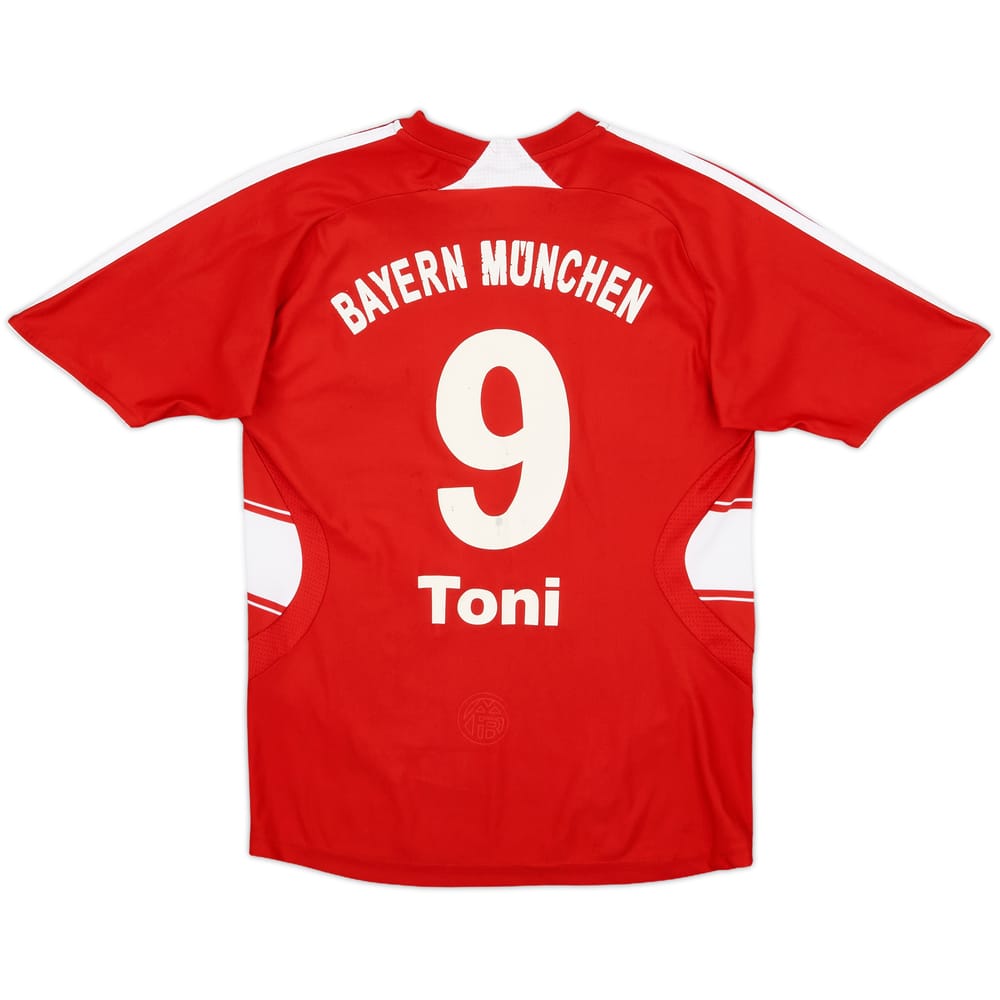 2007-08 Bayern Munich Home Shirt Toni #9 - 6/10 - (M.Boys)