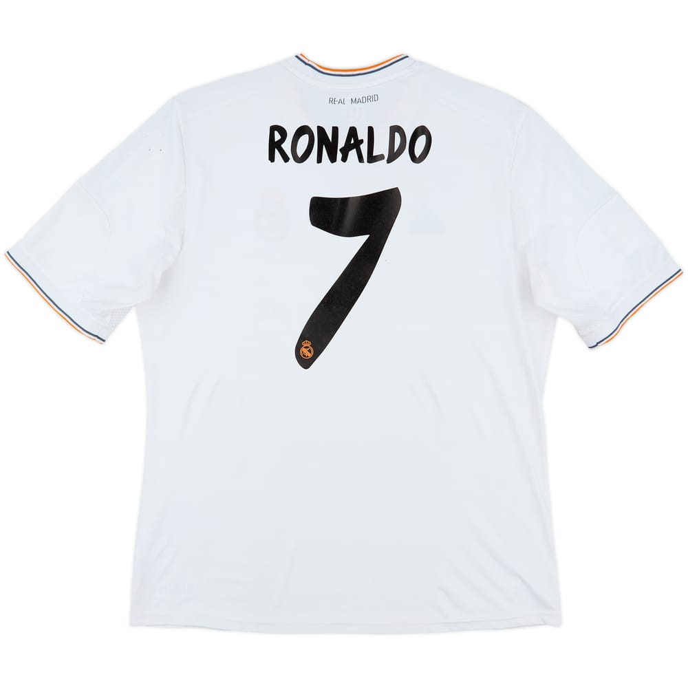 2013-14 Real Madrid Home Shirt Ronaldo #7 - 6/10 - (XL)
