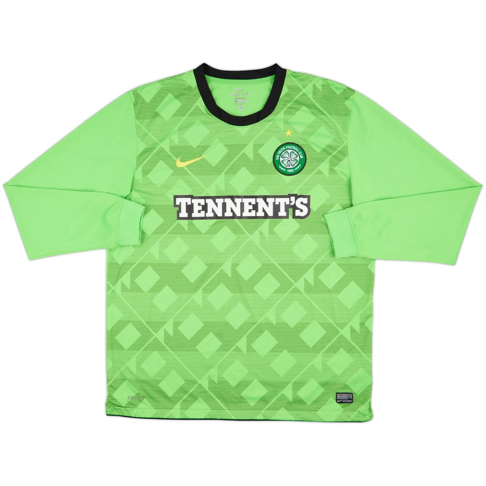 2010-11 Celtic Away L/S Shirt - 9/10 - (XL)
