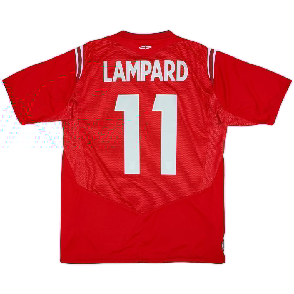 2004-06 England Away Shirt Lampard #11 - 6/10 - (L)