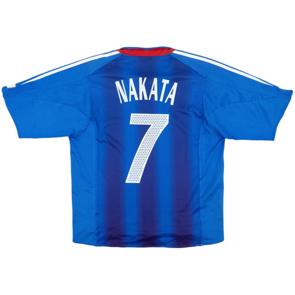2004-06 Japan Authentic Home Shirt Nakata #7 - 8/10 - (L)