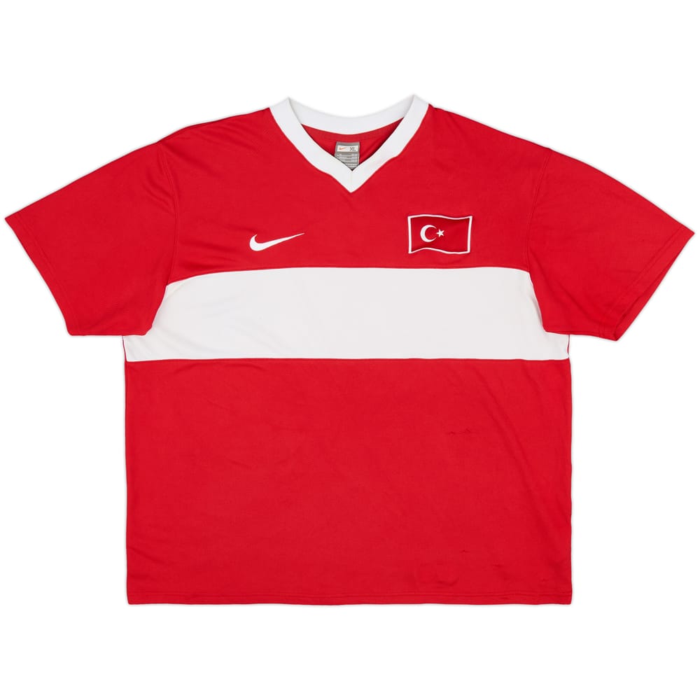 2008-10 Turkey Basic Home Shirt - 8/10 - (XL)