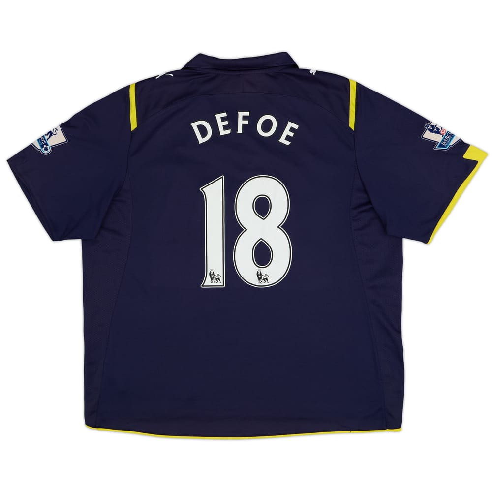 2009-10 Tottenham Away Shirt Defoe #18 - 7/10 - (XL)