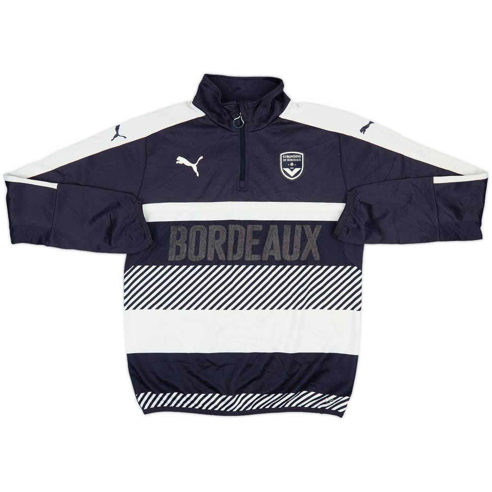 2016-17 Bordeaux Puma 1/4 Zip Drill Top - 4/10 - (M)