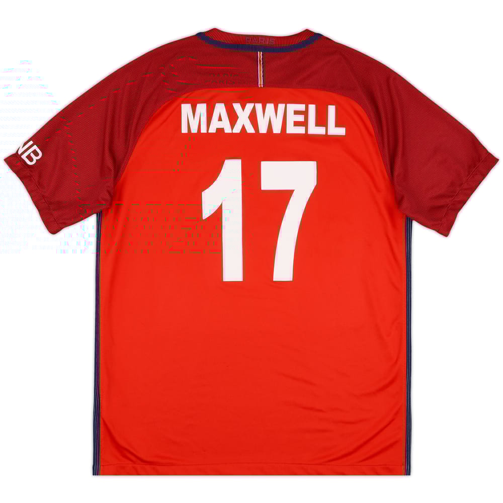 2016-17 Paris Saint-Germain Away Shirt Maxwell #17 - 6/10 - (L)
