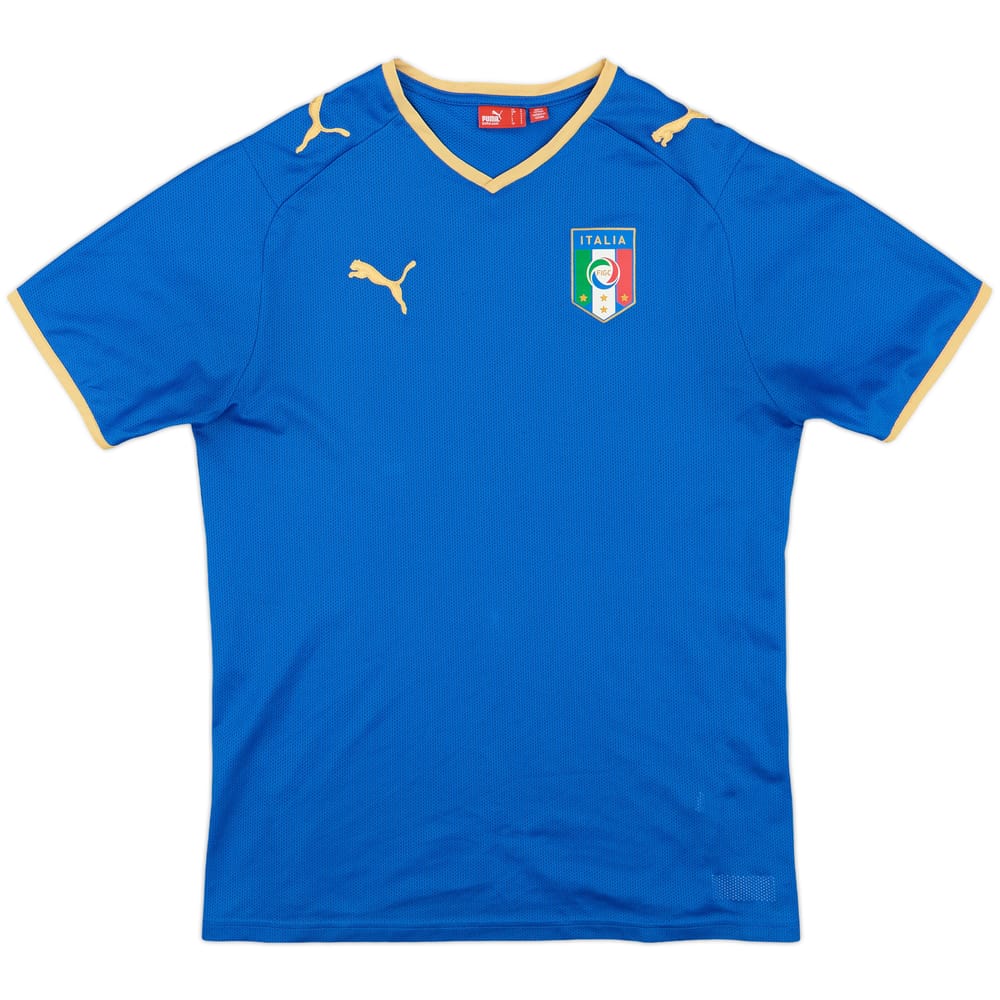 2007-08 Italy Basic Home Shirt - 9/10 - (M)