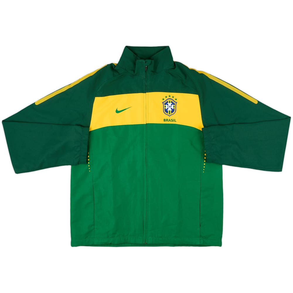 2010-11 Brazil Nike Track Jacket - 9/10 - (M)