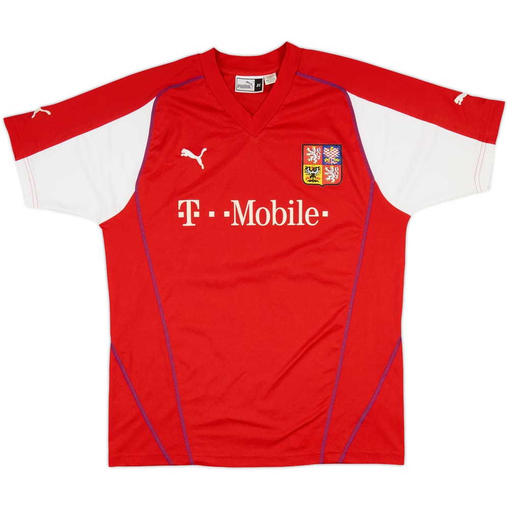 2003-04 Czech Republic Home Shirt - 6/10 - (XL)