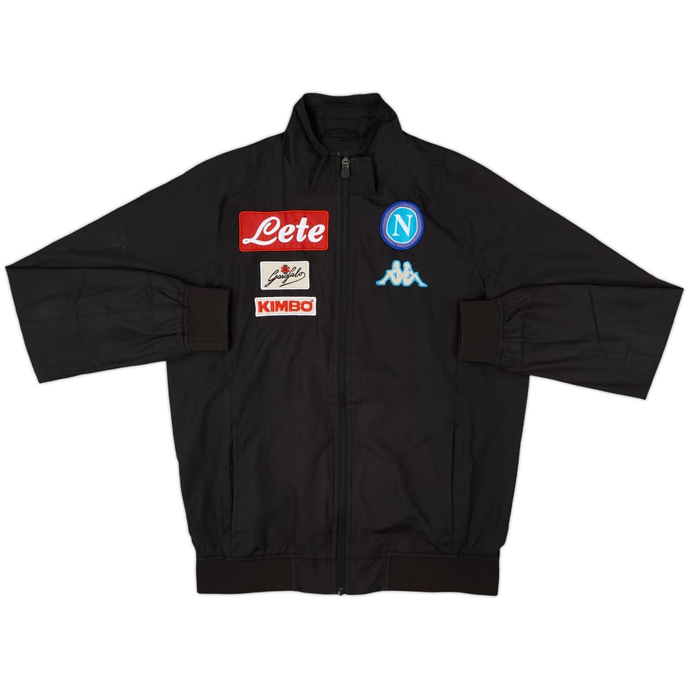 2016-17 Napoli Kappa Track Jacket - 6/10 - (L.Boys)