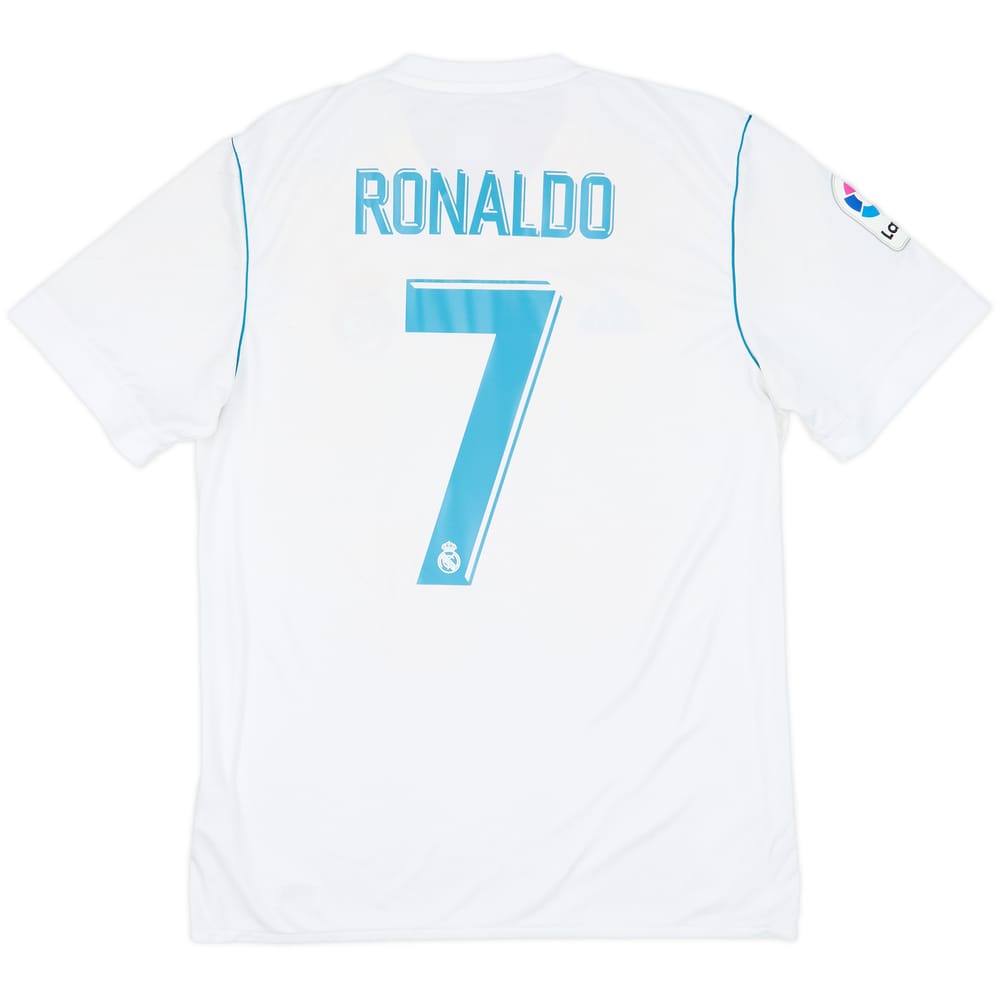 2017-18 Real Madrid Home Shirt Ronaldo #7 - 8/10 - (M)