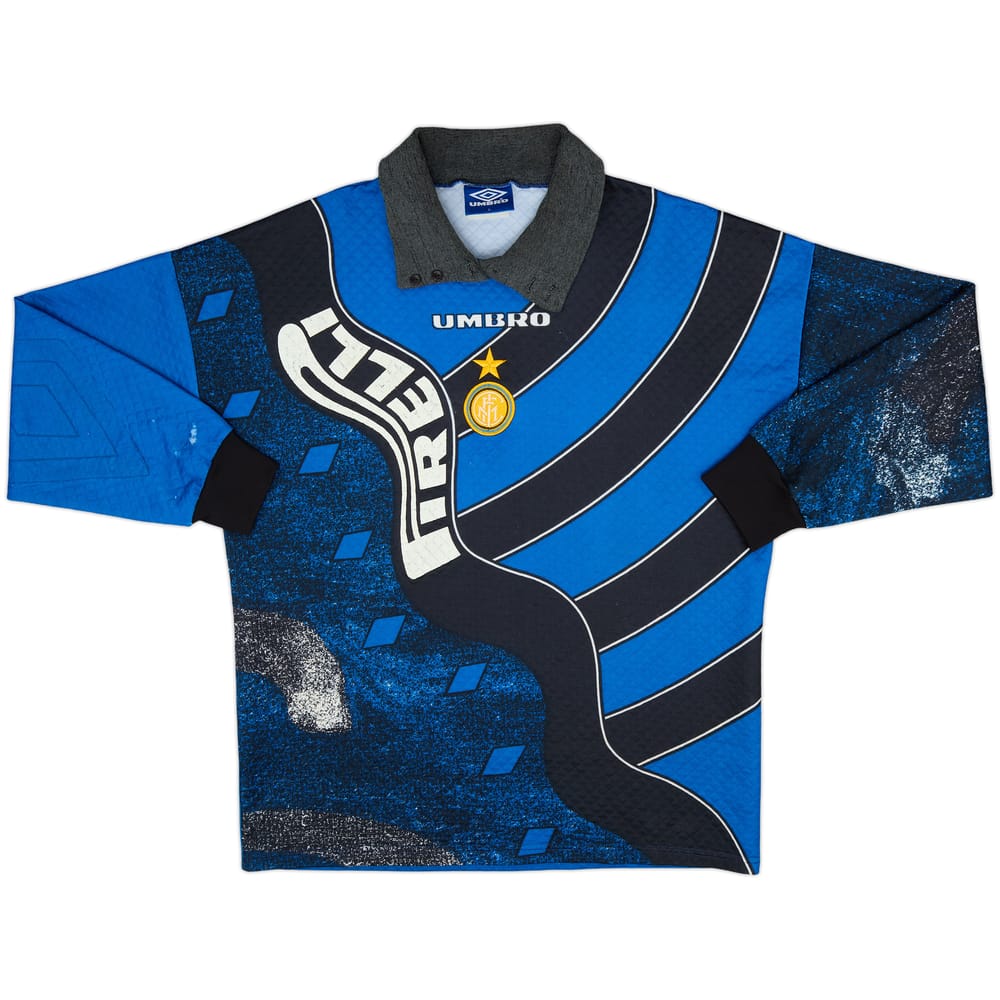 1995-96 Inter Milan GK Shirt - 5/10 - (L)