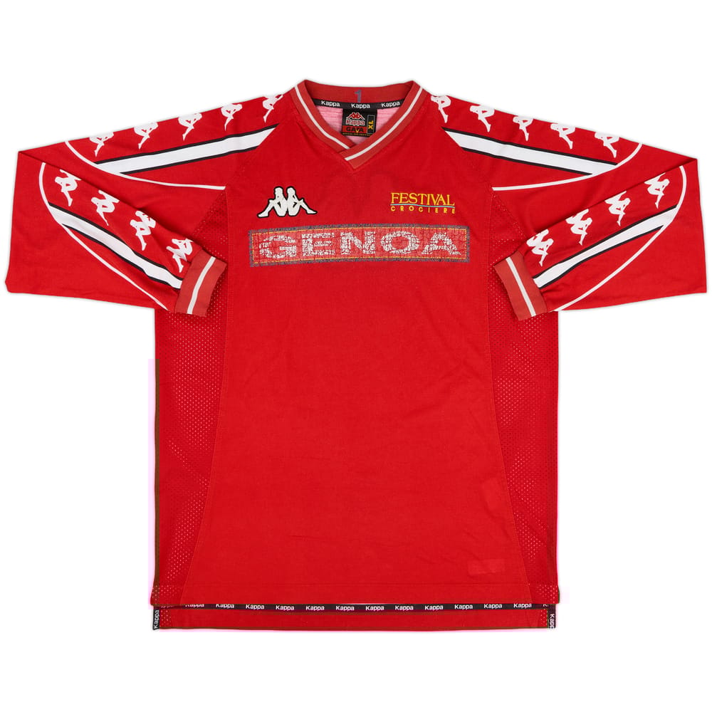 1999-00 Genoa Kappa Training L/S Shirt - 4/10 - (XL)