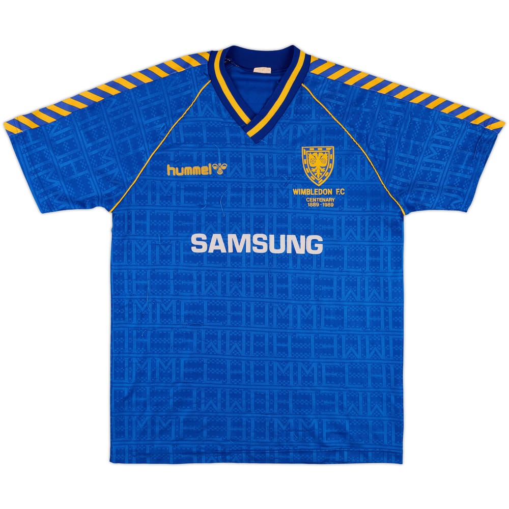 1989-90 Wimbledon Home Shirt - 8/10 - (L)