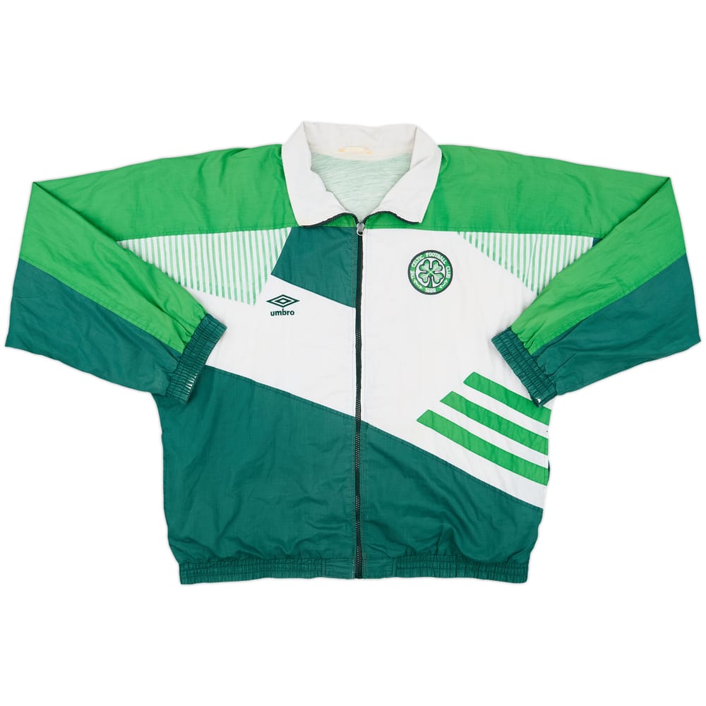 1991-92 Celtic Umbro Track Jacket - 6/10 - (XXL)