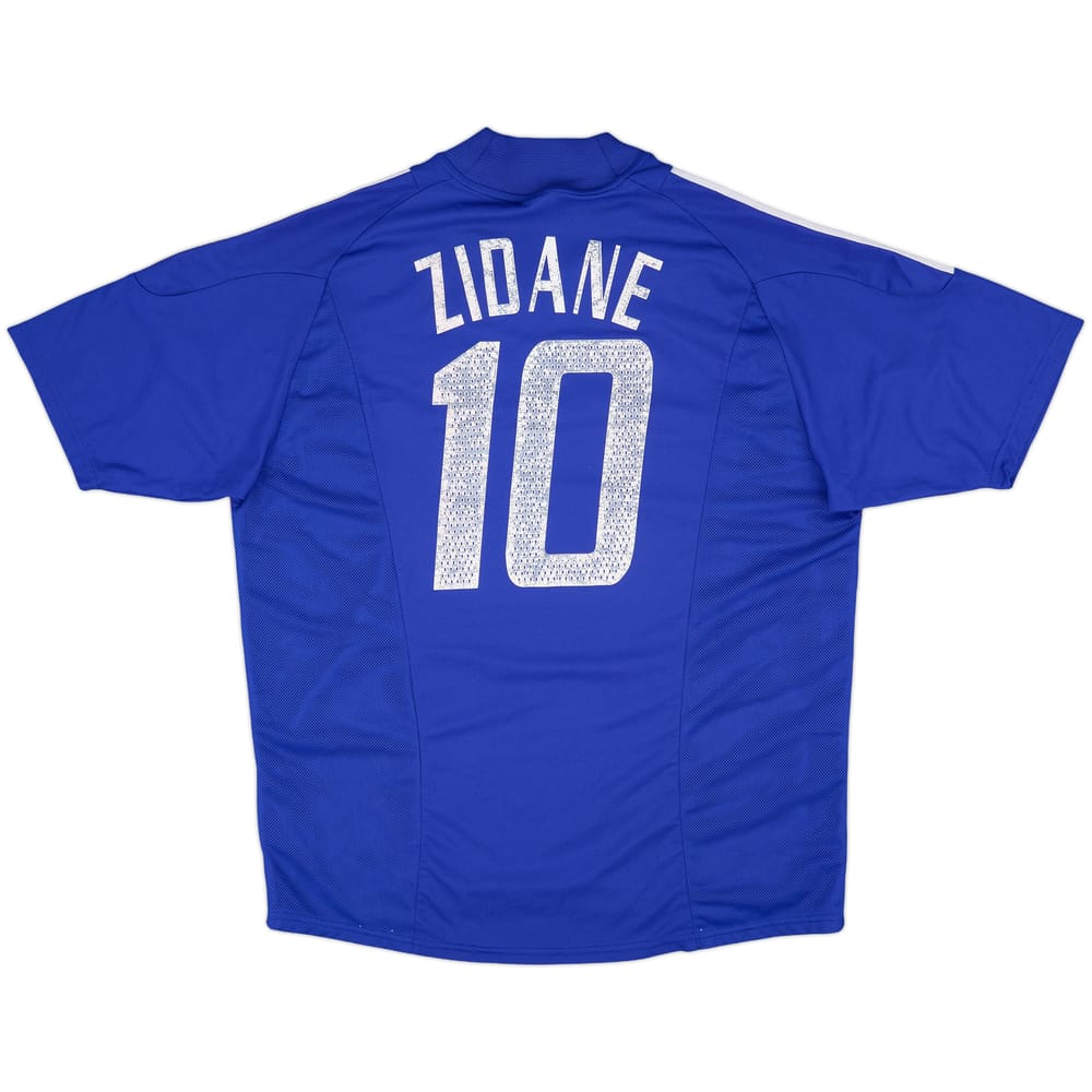 2002-04 France Home Shirt Zidane #10 - 5/10 - (XL)