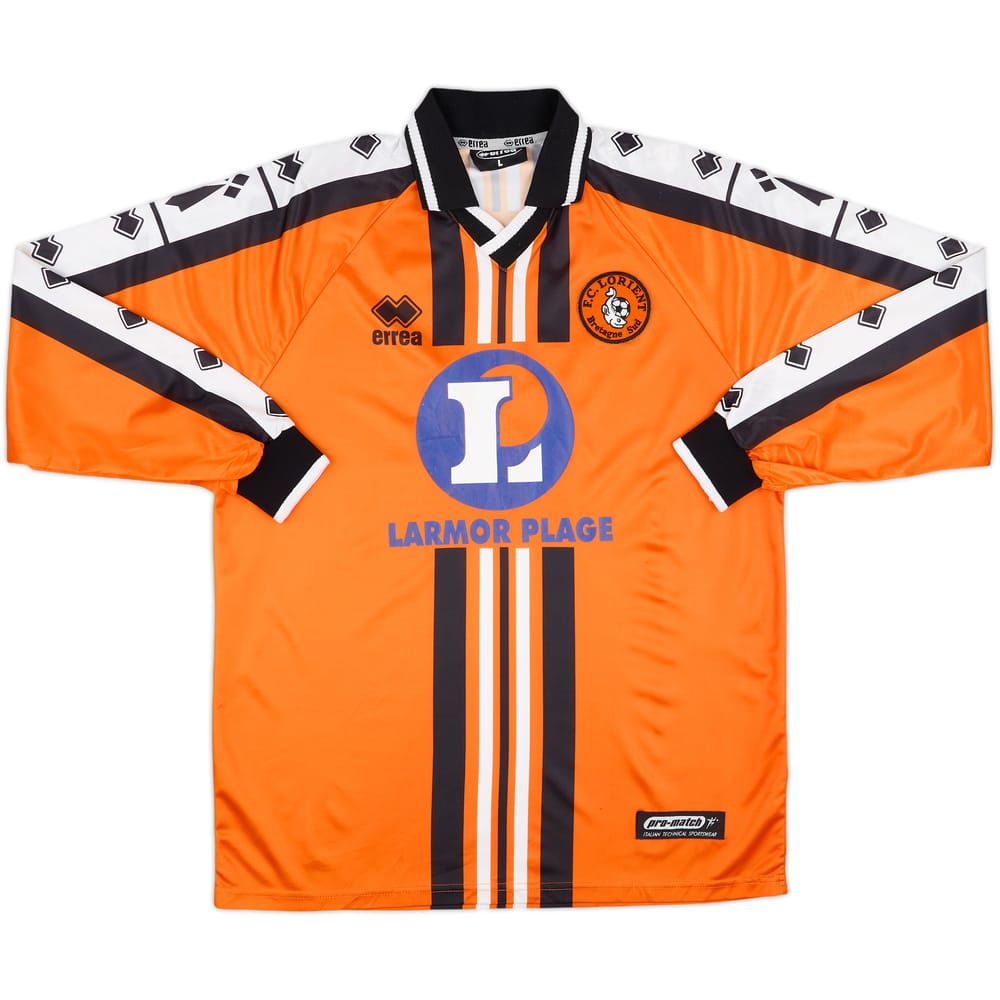 2000-01 Lorient Match Issue Home L/S Shirt #12