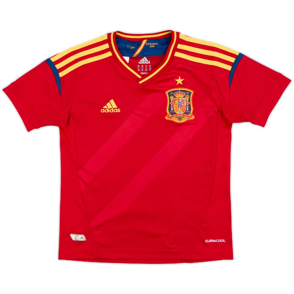 2011-12 Spain Home Shirt - 9/10 - (7-8 Years)