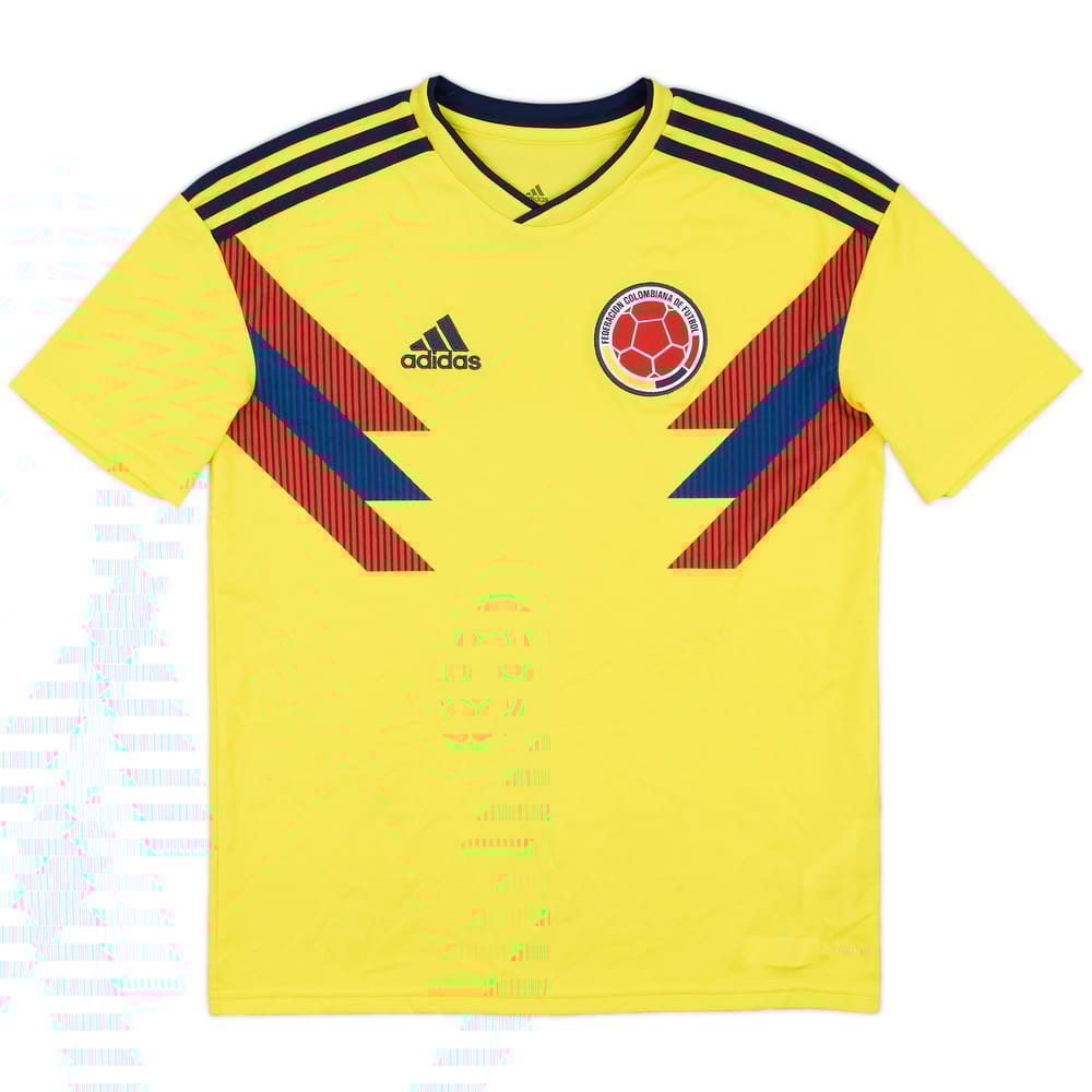 2018-19 Colombia Home Shirt - 7/10 - (L.Boys)